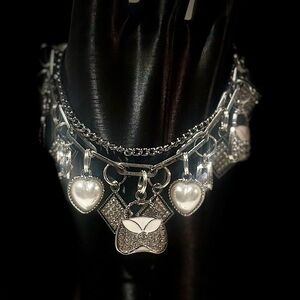 Elegant Silver Charm Bracelet